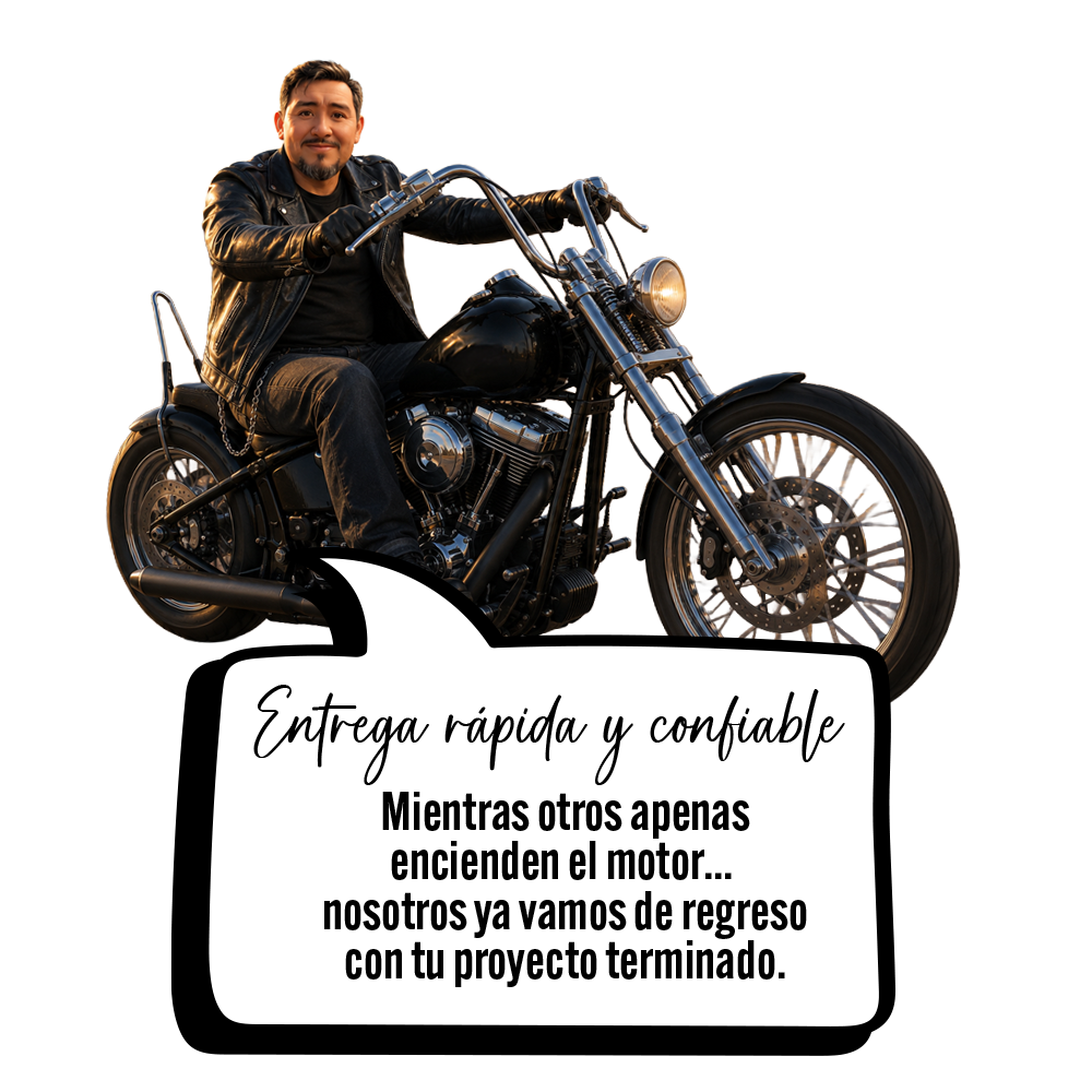 Representación creativa de entrega rápida y confiable